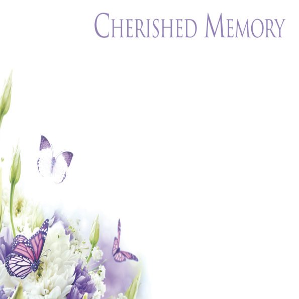 Small Card - Cherished Memory, The Baggery Sundries UK Ltd Small Card - Cherished Memory
