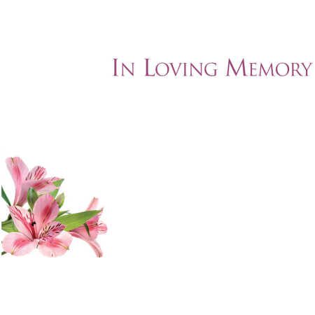 Small Card - In Loving Memory