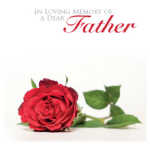 Large Card - In Loving Memory of a Dear Father
