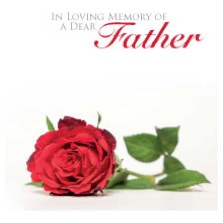 Large Card - In Loving Memory of a Dear Father