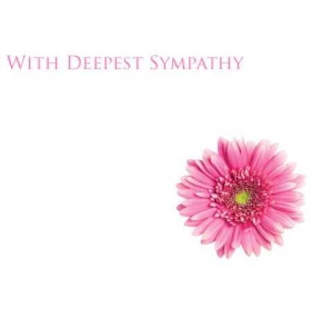 Large Card - With deepest Sympathy