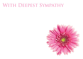 Large Card - With deepest Sympathy, The Baggery Sundries UK Ltd Large Card - With deepest Sympathy