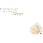 Small Card - In Loving Memory Of A Dear Gran
