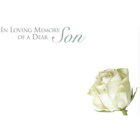 Small Card - In Loving Memory Of Dear Son