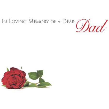 Small Card - In Loving Memory Of A Dear Dad