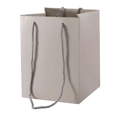 Hand Tie Bag - Stone Wash Grey, The Baggery Sundries UK Ltd Hand Tie Bag - Stone Wash Grey