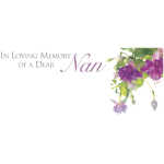 Small Card - In Loving Memory Of A Dear Nan
