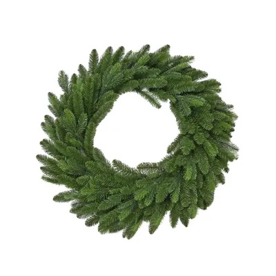 Vermont 60CM (24") Spruce Double Wreath 216 Tips, The Baggery Sundries UK Ltd Vermont 60CM (24") Spruce Double Wreath 216 Tips