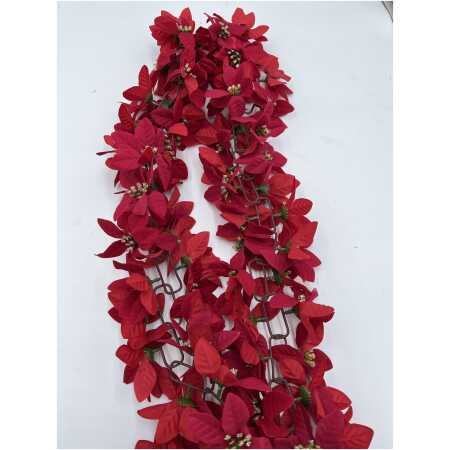 Christmas - Poinsettia Garland
