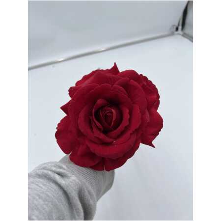 Christmas Velvet Rose - Red