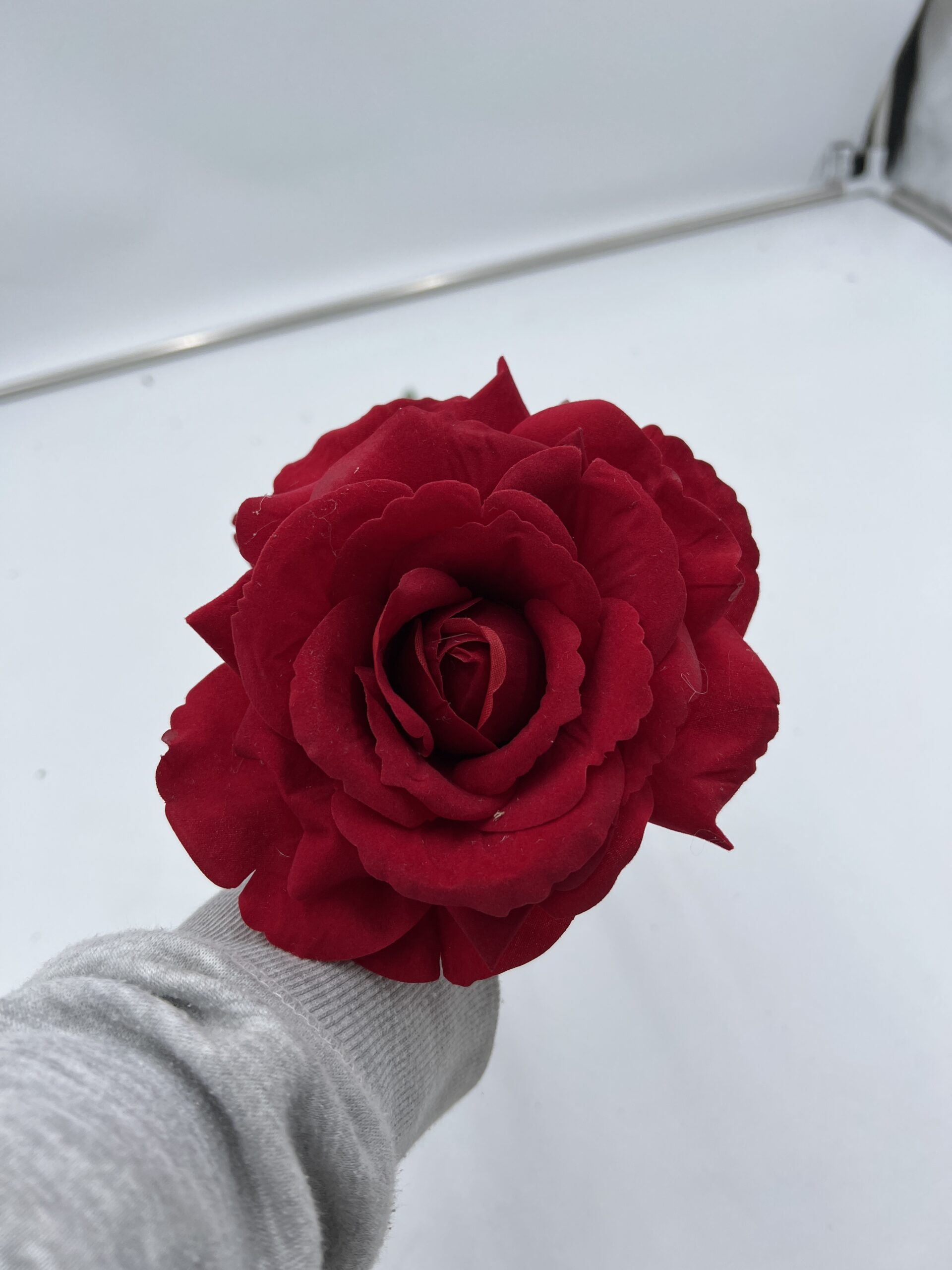 Christmas Velvet Rose - Red, The Baggery Sundries UK Ltd Christmas Velvet Rose - Red