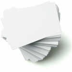Small White Card