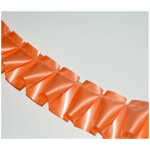 Pleated Ribbon - Orange