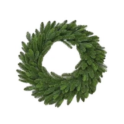 Vermont 60CM (24") Spruce Double Wreath 216 Tips, The Baggery Sundries UK Ltd Vermont 60CM (24") Spruce Double Wreath 216 Tips