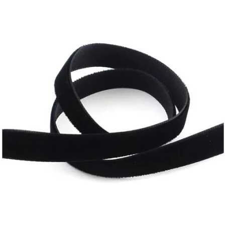 Black Velvet Ribbon 15mm x 20m
