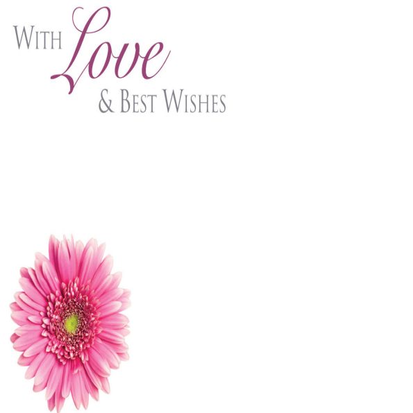 Small Card - With Love & Best Wishes