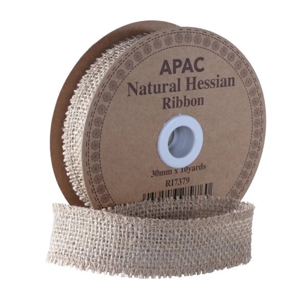 Hessian Ribbon - 50mm