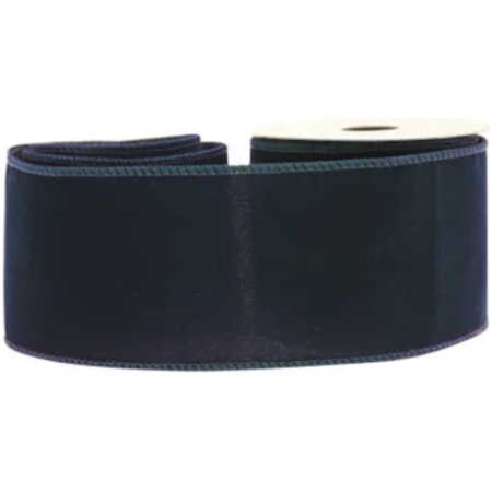 Christmas Velvet Ribbon - Navy