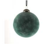 15cm Flocked Hanging Ball