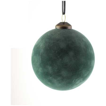 15cm Flocked Hanging Ball