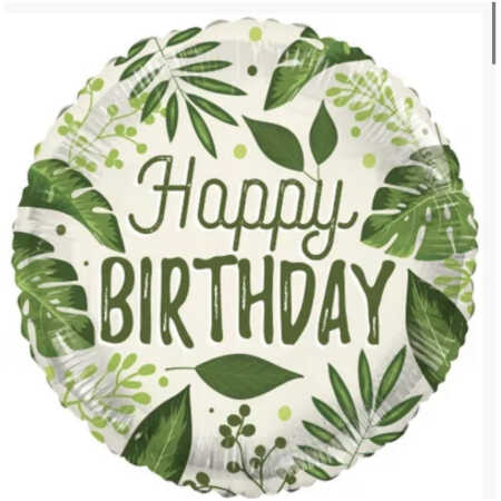 ECO  Balloon - Birthday Nature (18 inch)