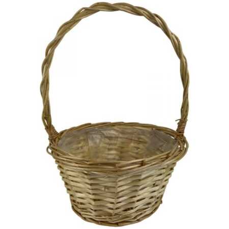 Willow Handled Basket 30cm