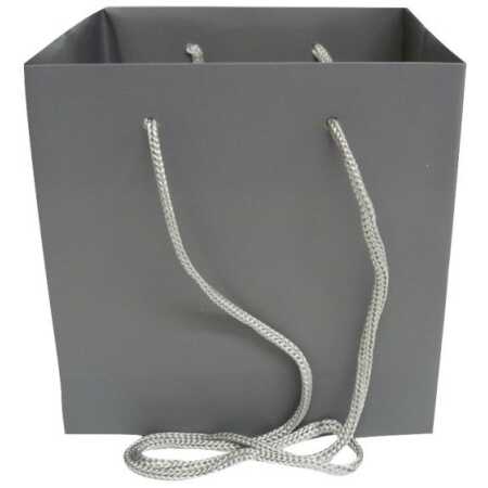 17cm Hand Tie Bag - Slate Grey