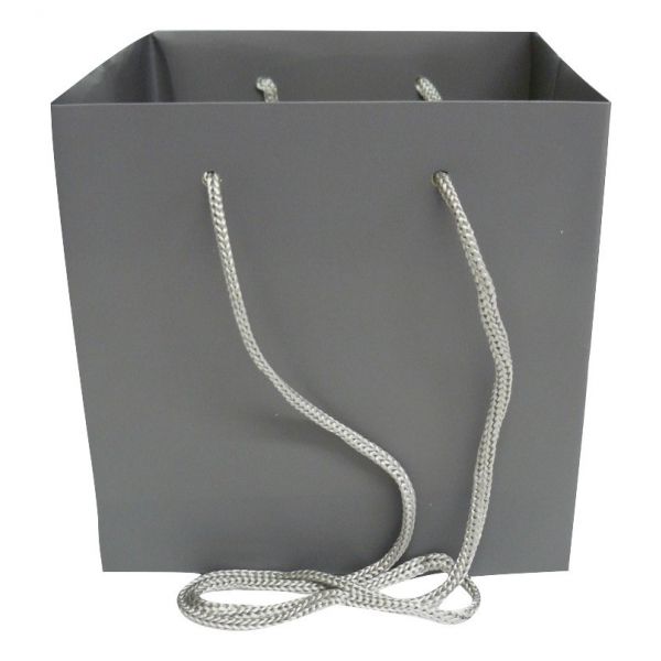 17cm Hand Tie Bag - Slate Grey, The Baggery Sundries UK Ltd 17cm Hand Tie Bag - Slate Grey