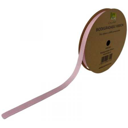 Light Pink Biodegradable Ribbon 9mm