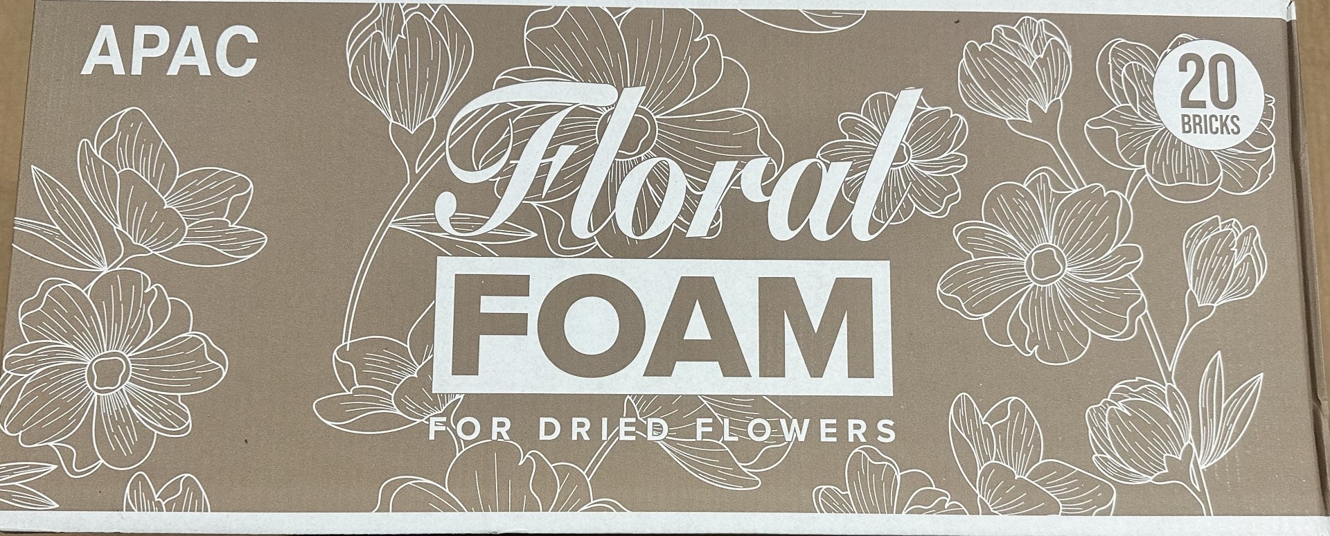 SEC Foam Brick - Dry, The Baggery Sundries UK Ltd SEC Foam Brick - Dry