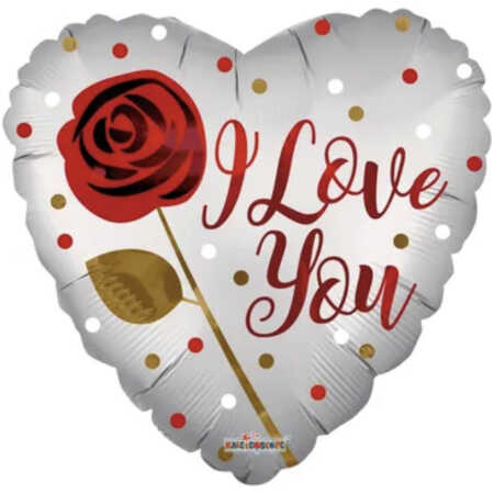 Eco Balloon - I Love You - Matt - 18 Inch