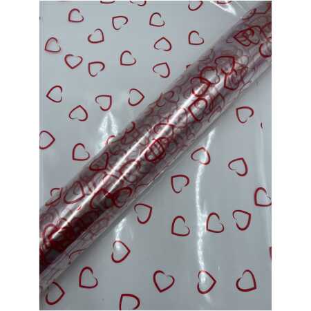 Valentine's Small Hearts Cellophane