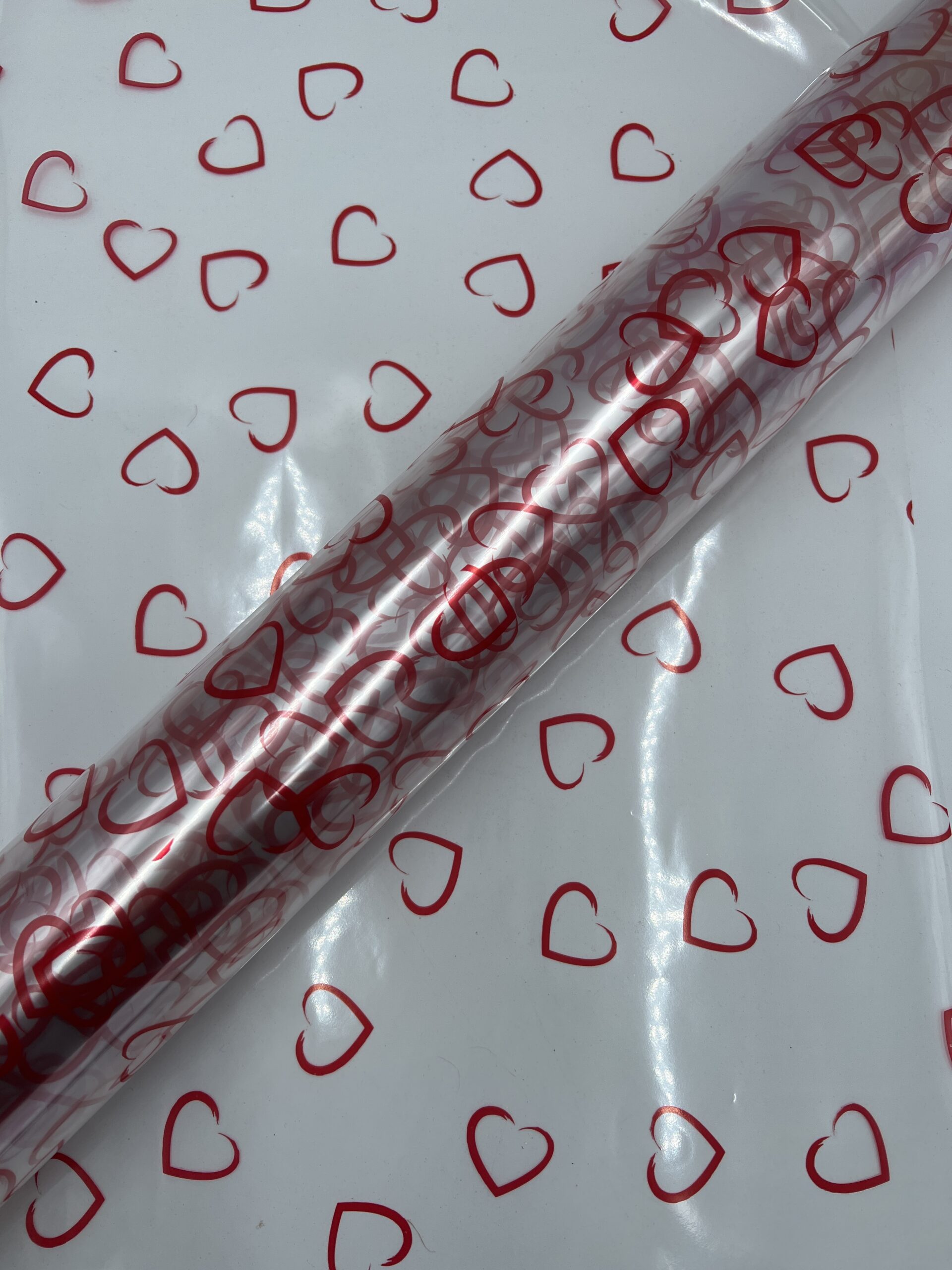 Valentine's Small Hearts Cellophane, The Baggery Sundries UK Ltd Valentine's Small Hearts Cellophane