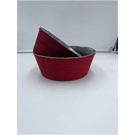 Belgravia Jute Bowl - Red
