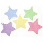 Assorted Pastel Star Shape Weights