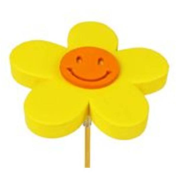 Flower Happy Foam Picks Pack 25, The Baggery Sundries UK Ltd Flower Happy Foam Picks Pack 25