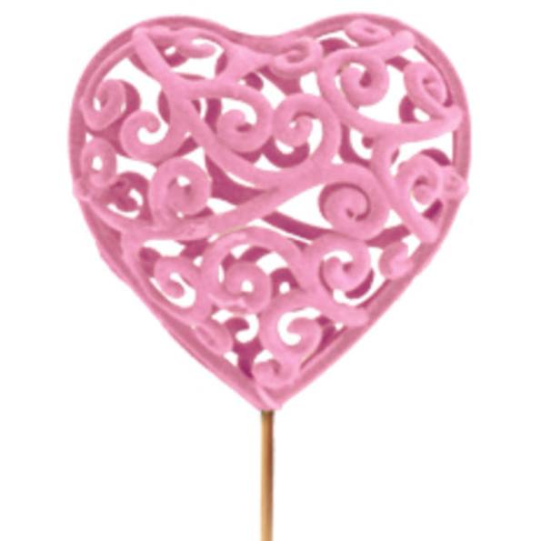Mother's Day Pink Heart Pick, The Baggery Sundries UK Ltd Mother's Day Pink Heart Pick