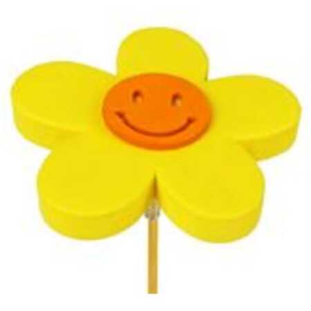 Flower Happy Foam Picks Pack 25