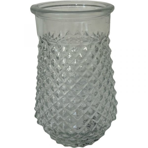 Vegas Clear Vase Box of 24, The Baggery Sundries UK Ltd Vegas Clear Vase Box of 24