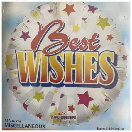 Best Wishes Foil Balloon Stars 2