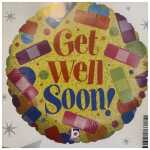 Get Well Soon Foil Balloon Plaster