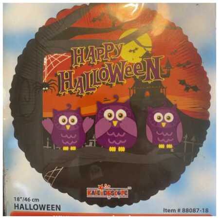 Halloween Foil Balloon Owls