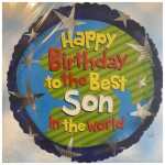 Happy Birthday Foil Balloon Best Son