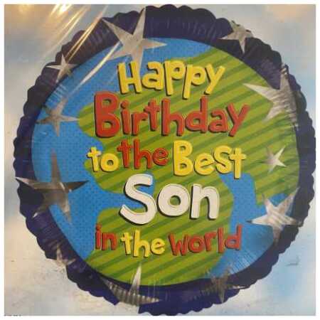 Happy Birthday Foil Balloon Best Son