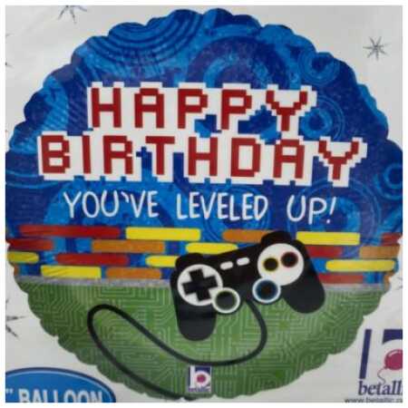 Happy Birthday Foil Balloon Game controller