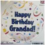 Happy Birthday Foil Balloon Grandad