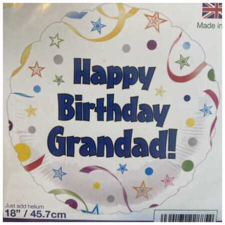 Happy Birthday Foil Balloon Grandad