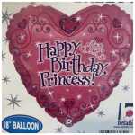 Happy Birthday Foil Balloon Princess