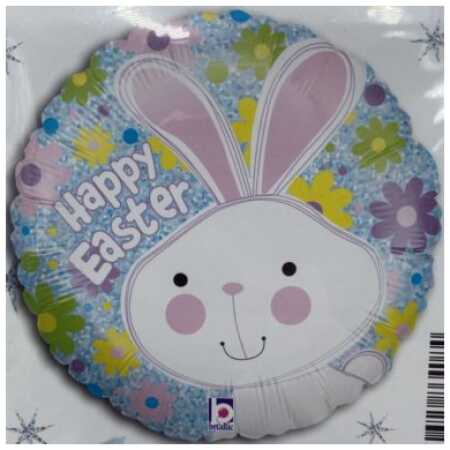 Happy Easter Foil Balloon Bunny
