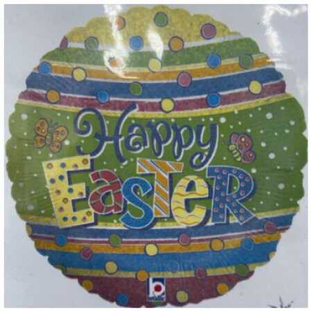 Happy Easter Foil Balloon Dots